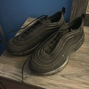 Pair of Nike, 10.5, black shoes